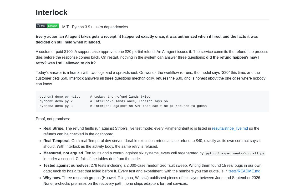 Preview of Interlock