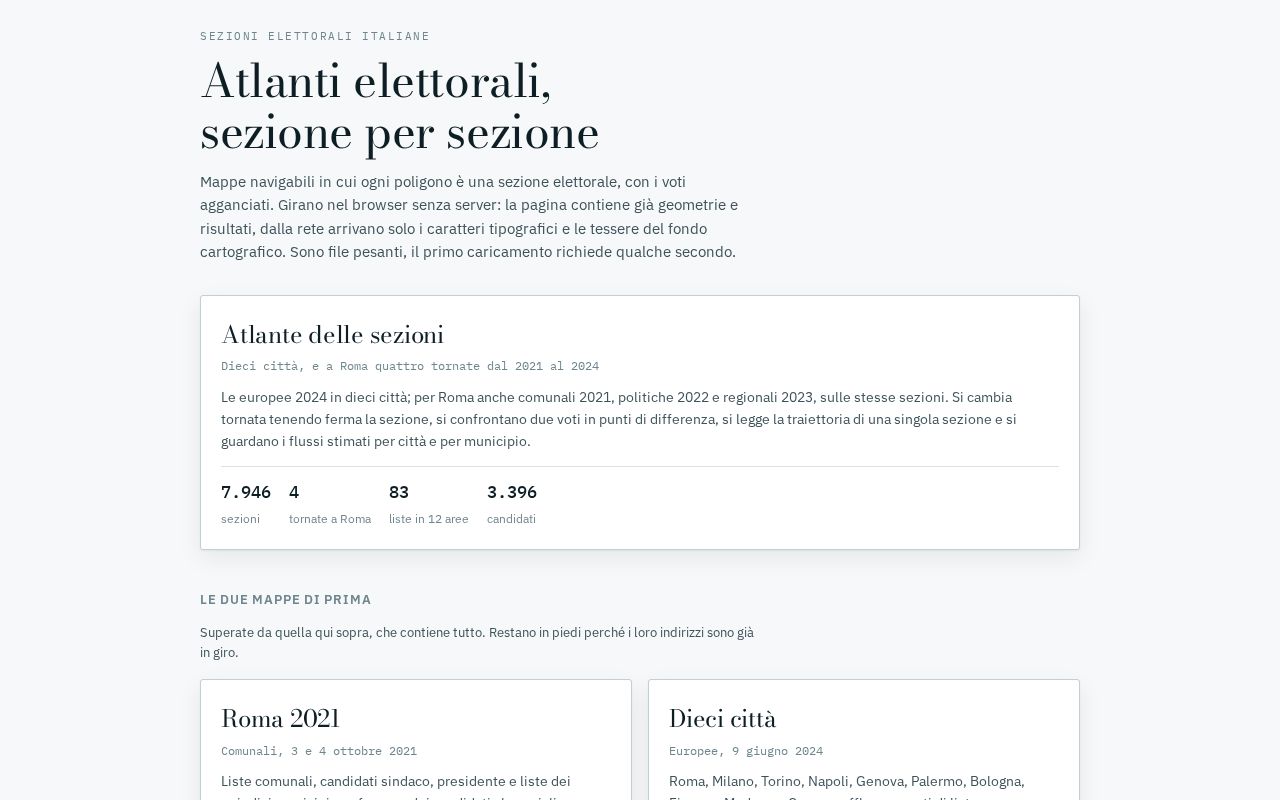 Preview of Atlanti Elettorali