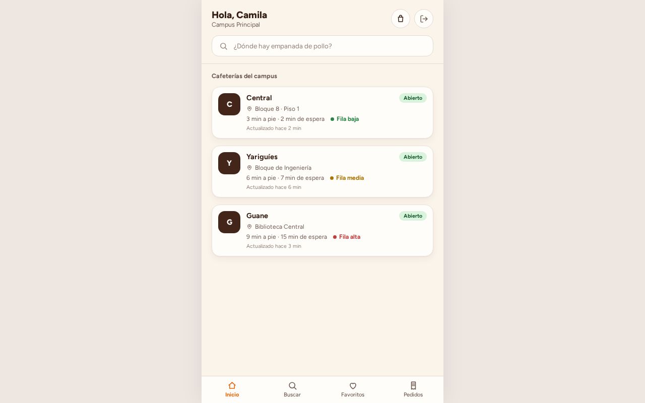 Preview of Campuscafe Mvp
