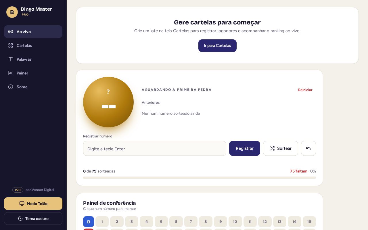 Preview of Bingo Master Pro
