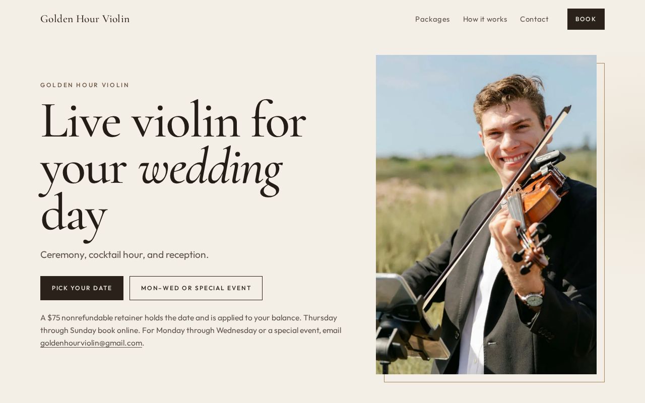 Preview of Golden Hour Violin