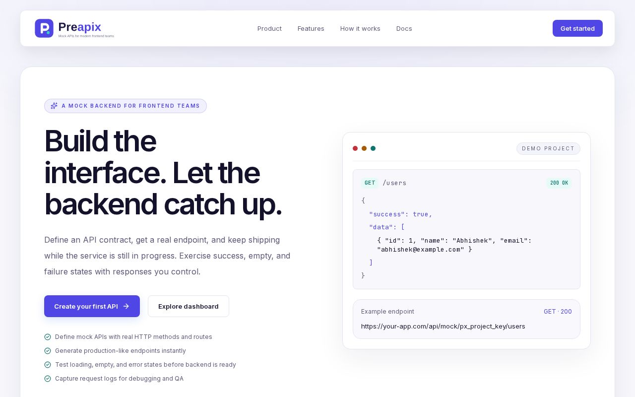 Preview of Preapix