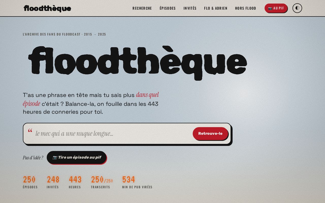 Preview of Floodtheque Github Io