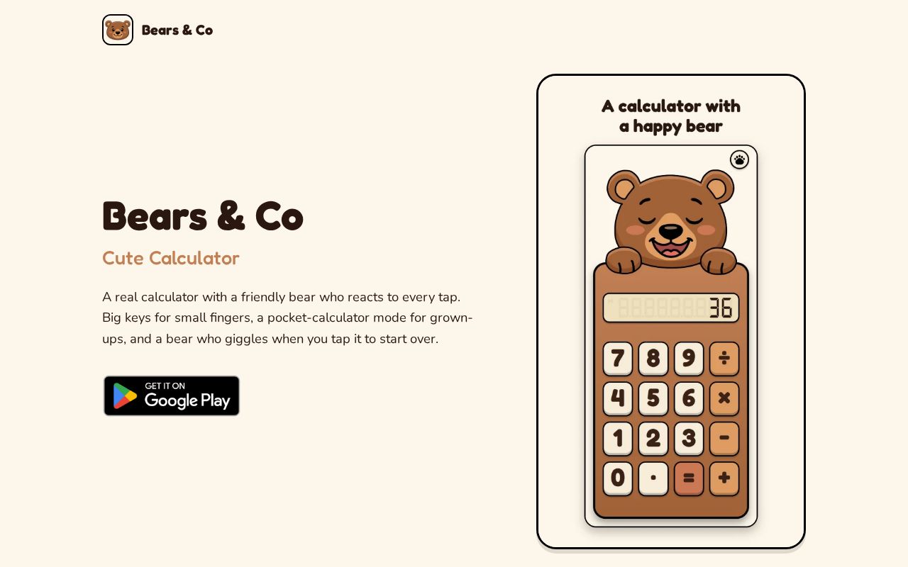Preview of Bears And Co