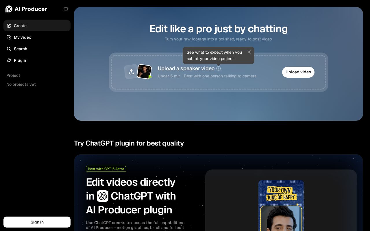 Preview of Ai Producer Plugin