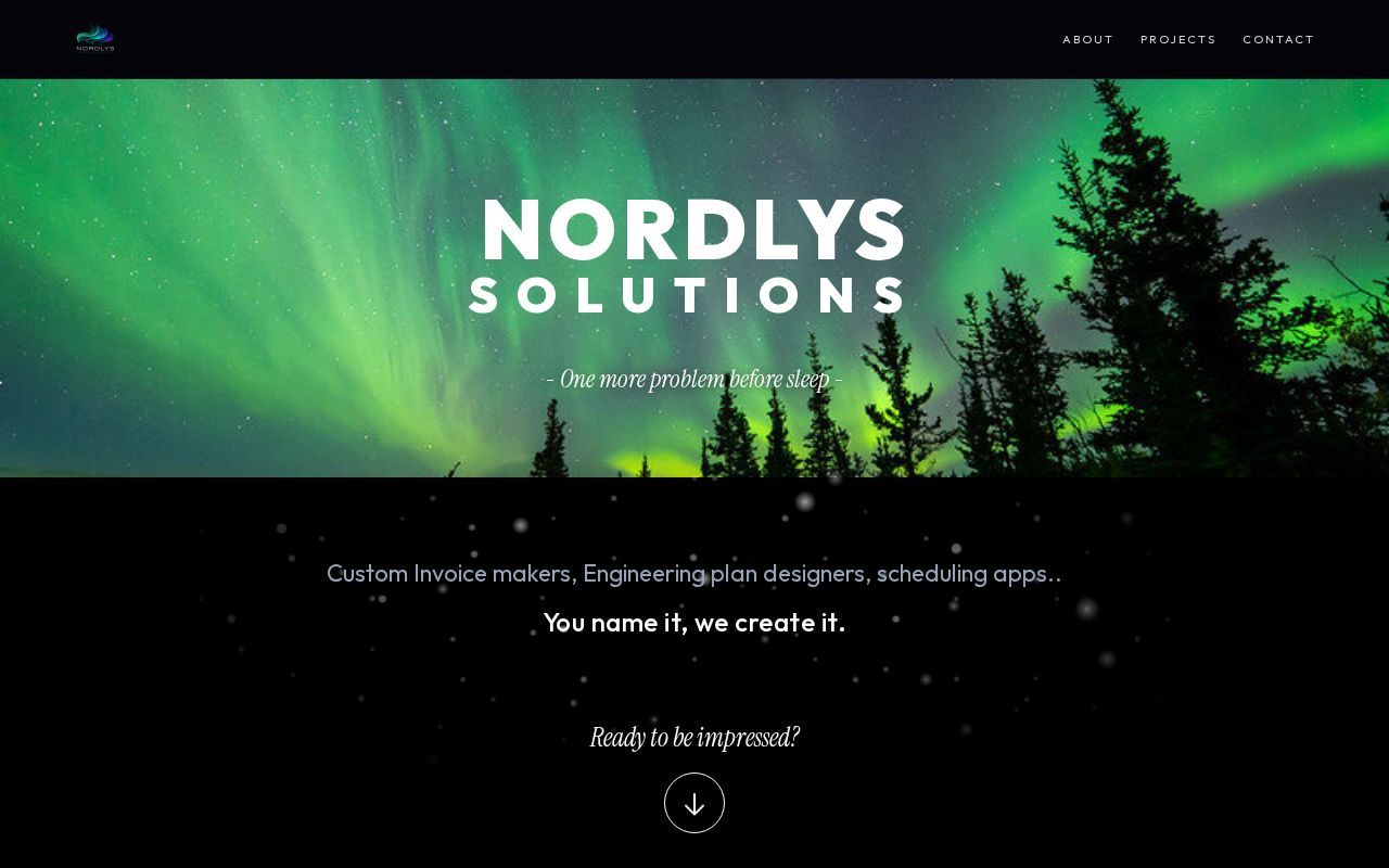 Preview of website for my startup
