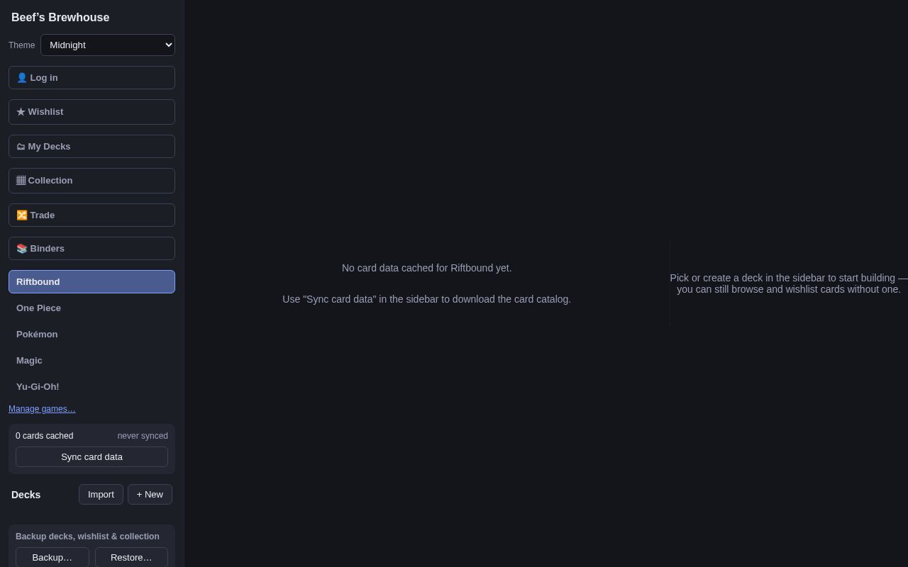 Preview of Deckbuilder