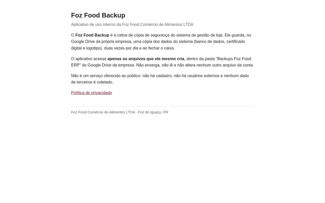 Preview of Fozfood Backup