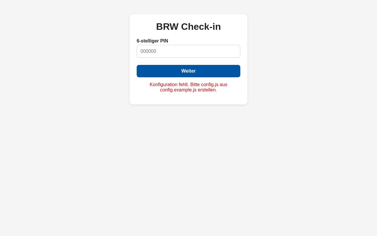 Preview of BRW CHeckin