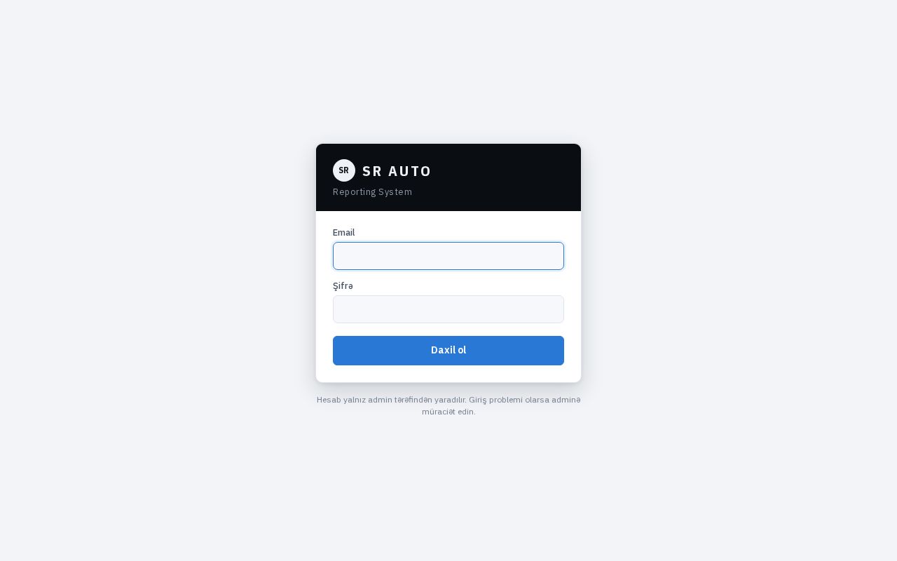 Preview of Custom Reporting System