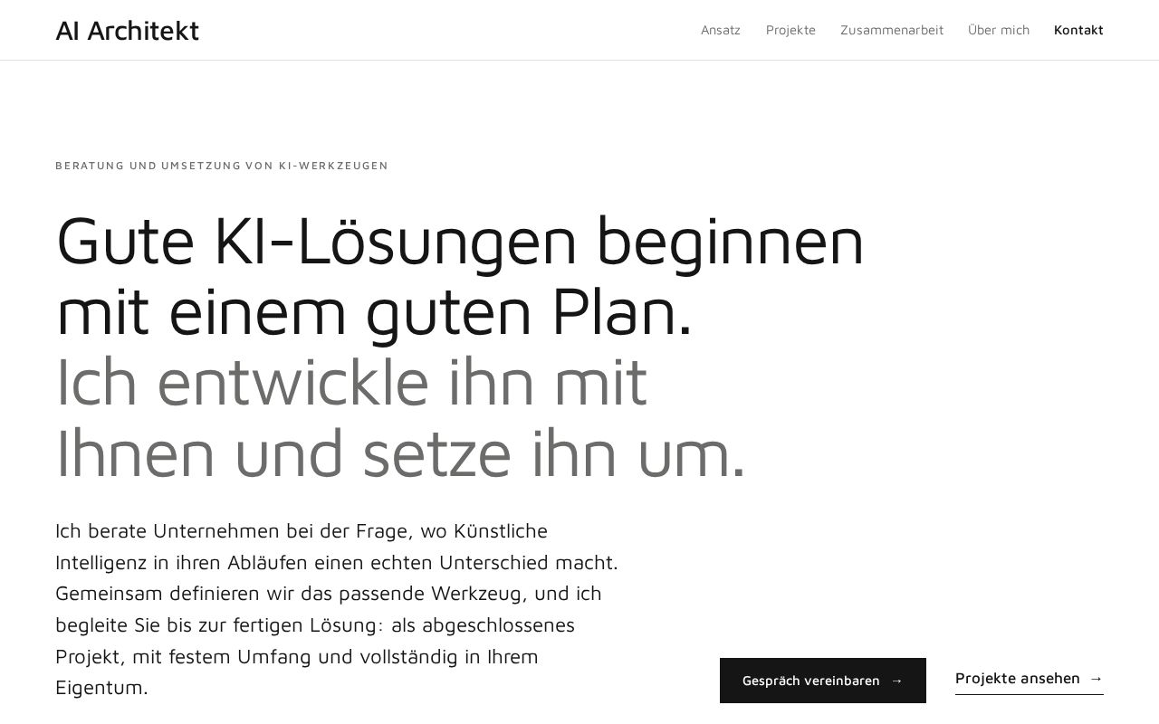 Preview of AI Architekt