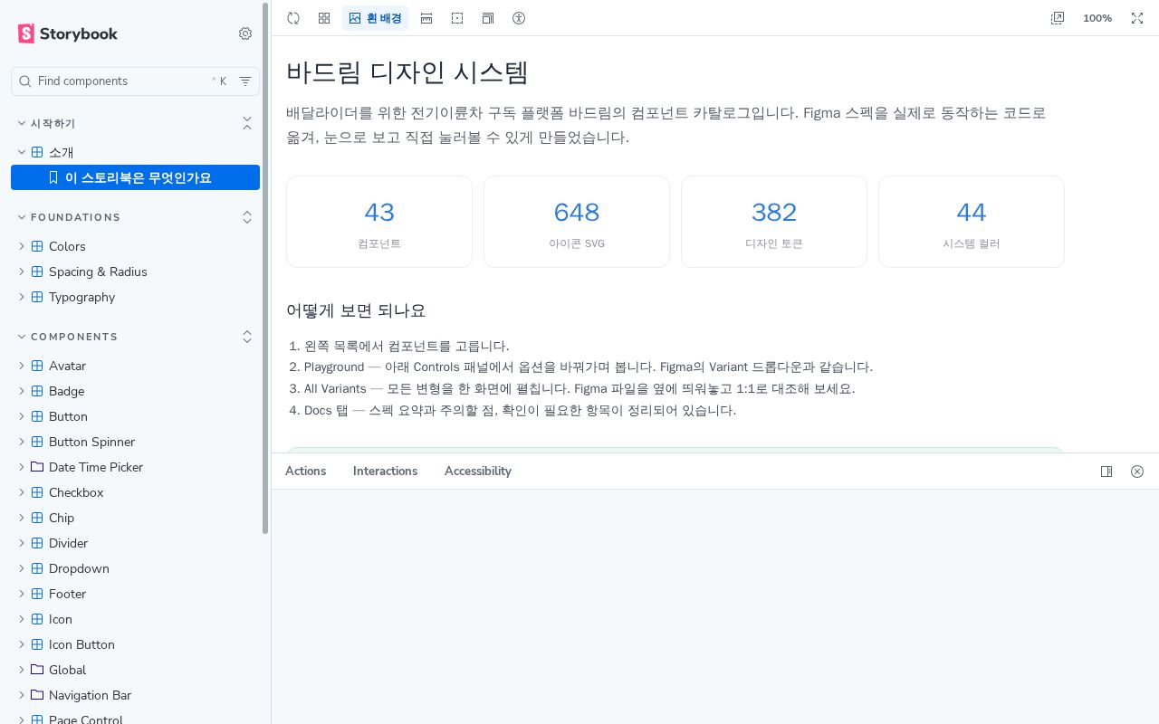 Preview of Real Badream Design System