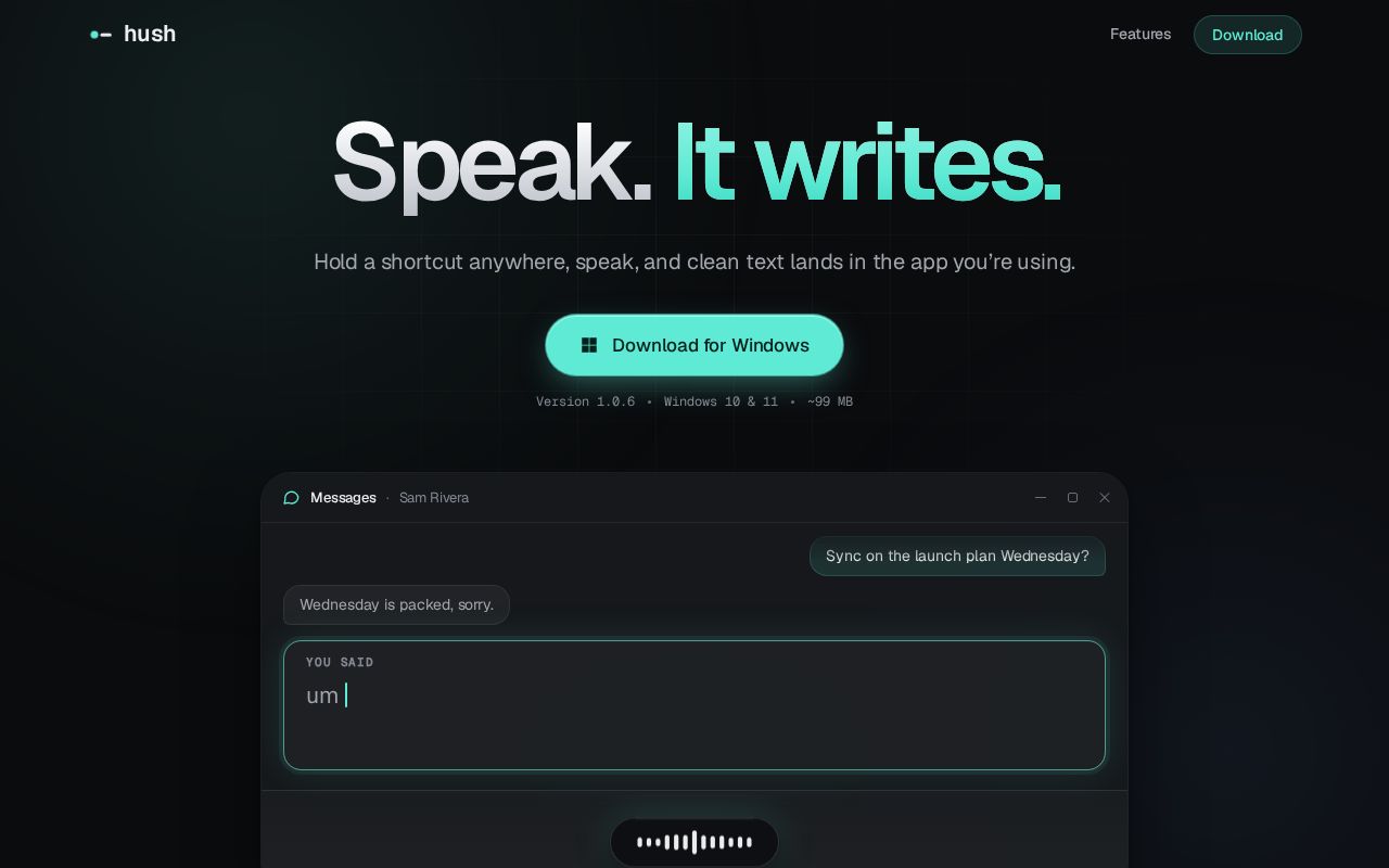 Preview of Hush