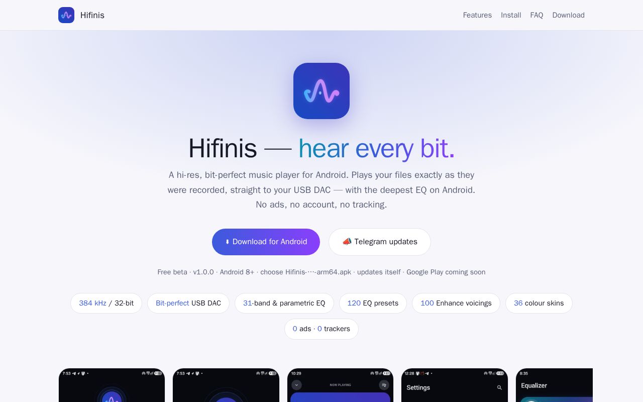 Preview of Hifinis
