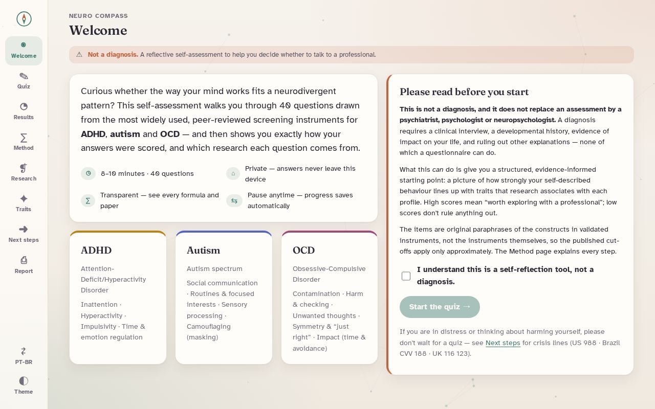 Preview of Neuro Compass
