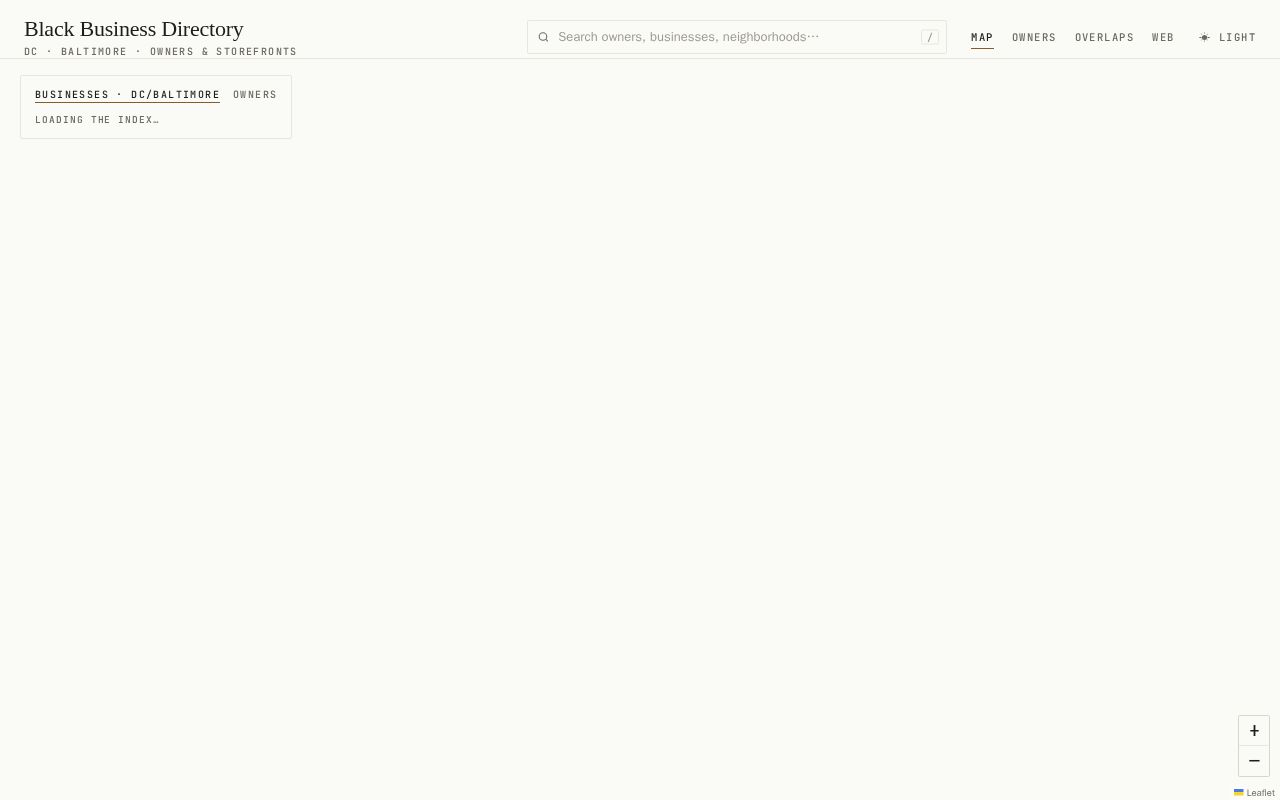 Preview of Black Business Directory