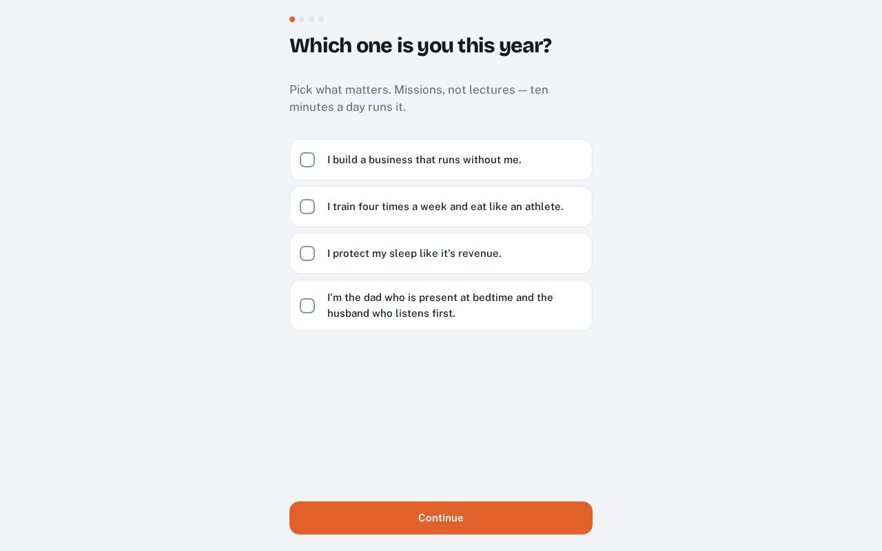 Preview of Martin's Empire — personal performance game (PWA)