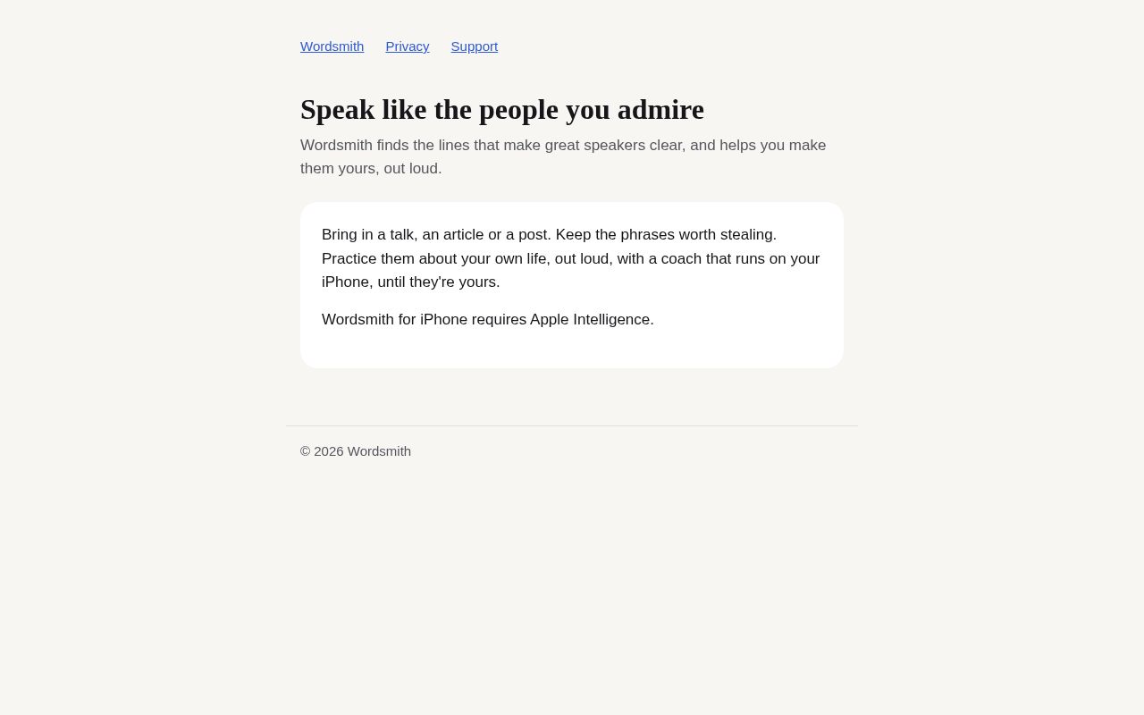 Preview of Wordsmith Web