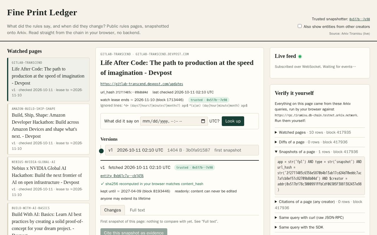 Preview of Fine Print Ledger