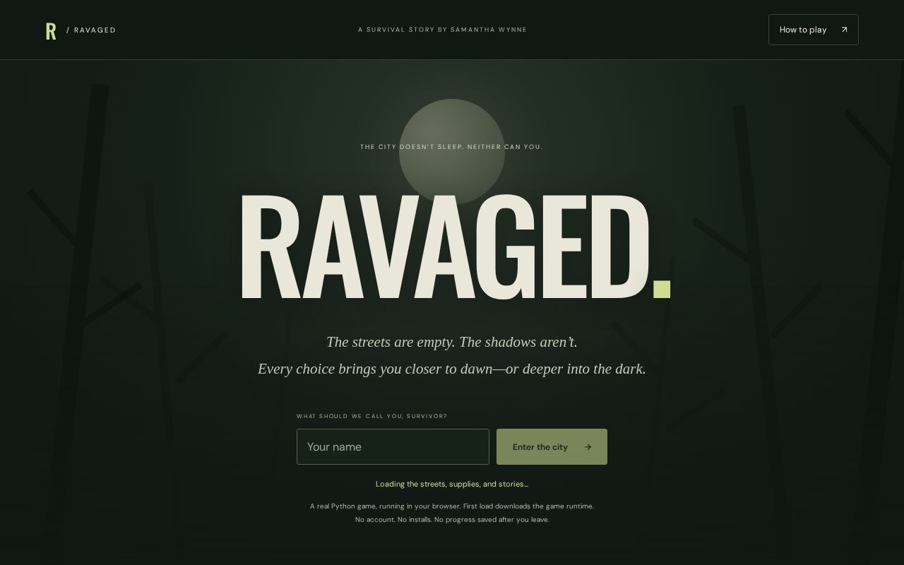 Preview of Ravaged
