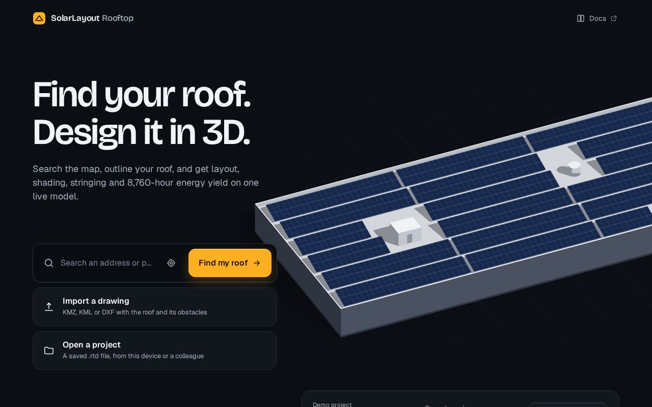 Preview of Rooftop Design App