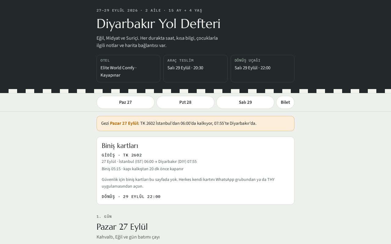 Preview of Diyarbakir Yol Defteri