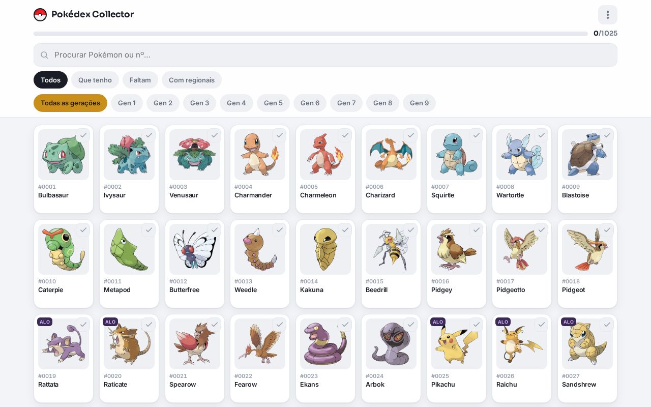 Preview of Pokedex Collector