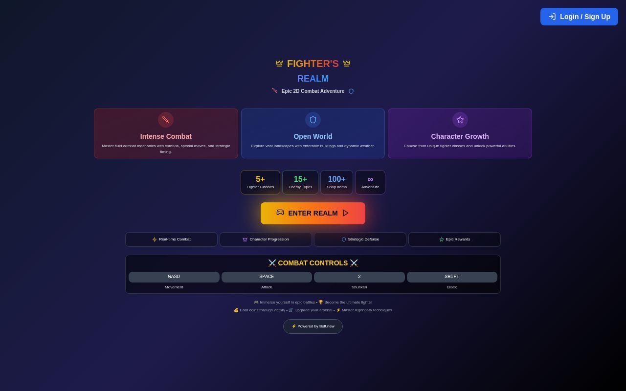 Preview of Fighter's Realm