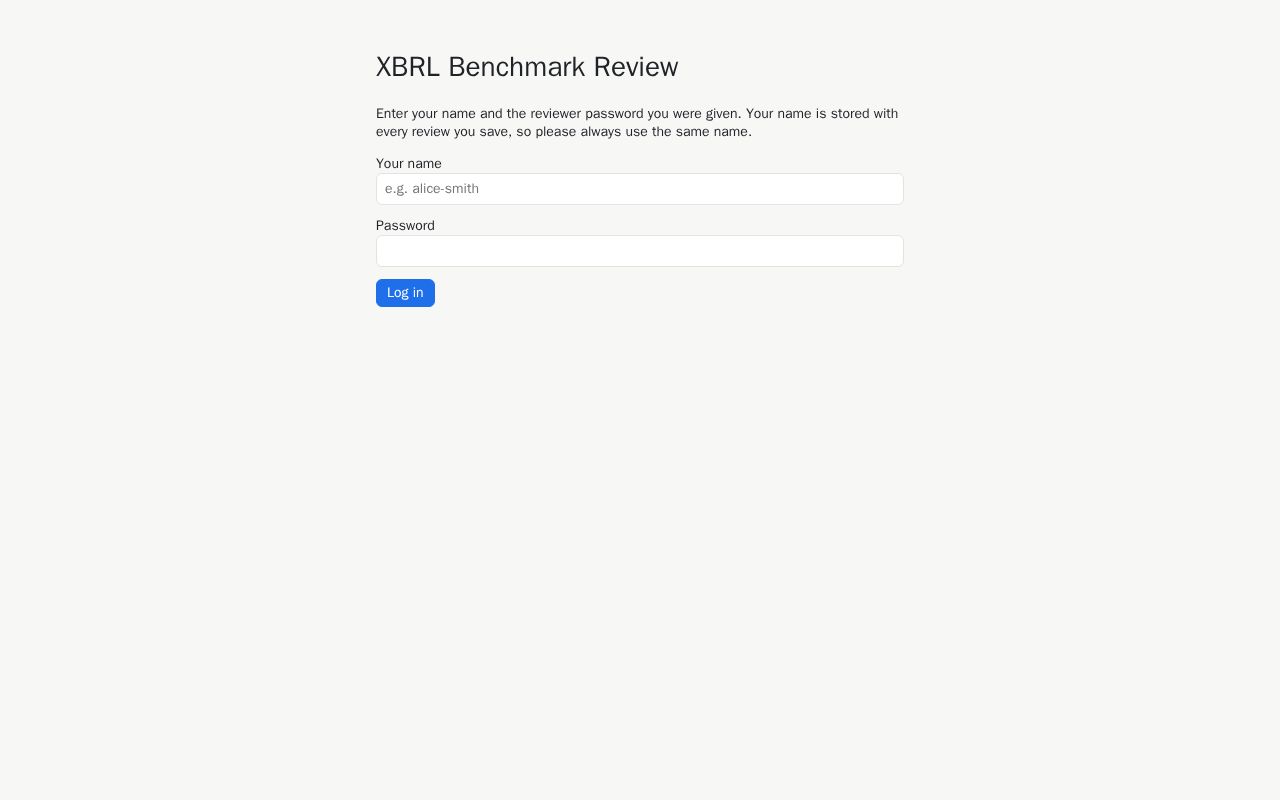 Preview of XBRL Benchmark Review