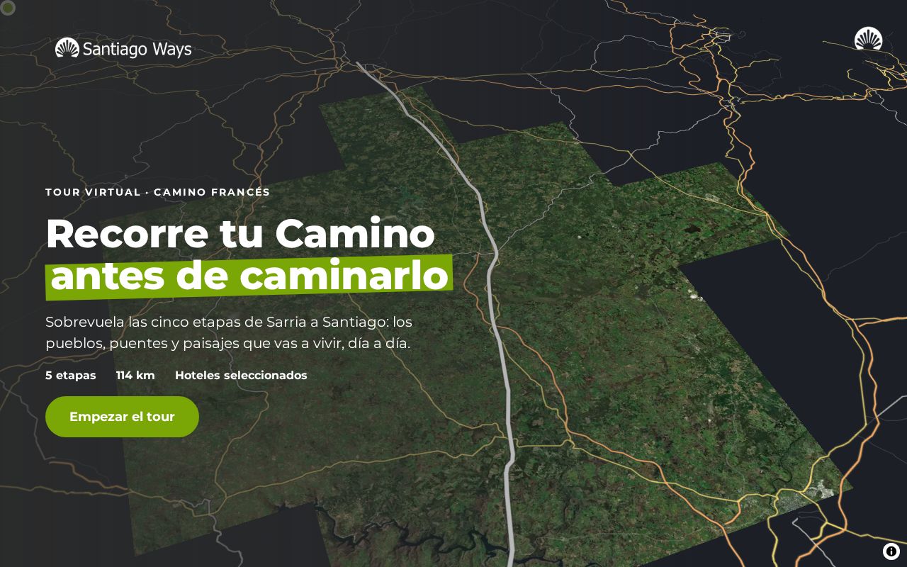 Preview of Tour virtual Sarria → Santiago