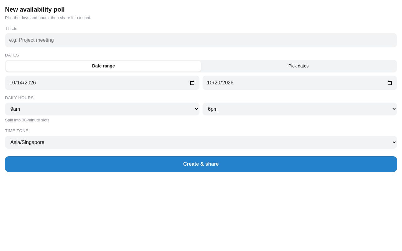 Preview of Meeting Timing Bot