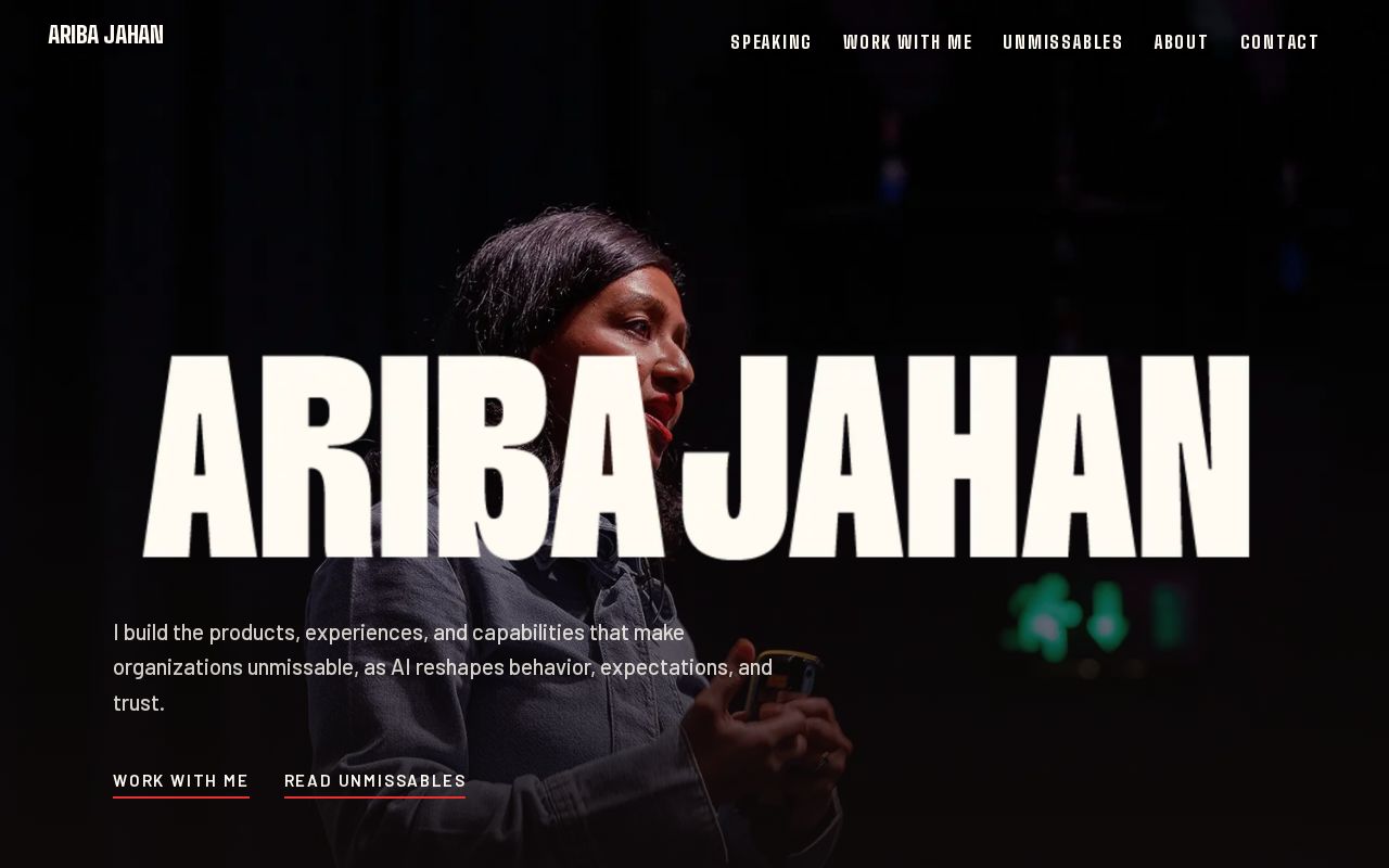 Preview of Ariba Jahan Site