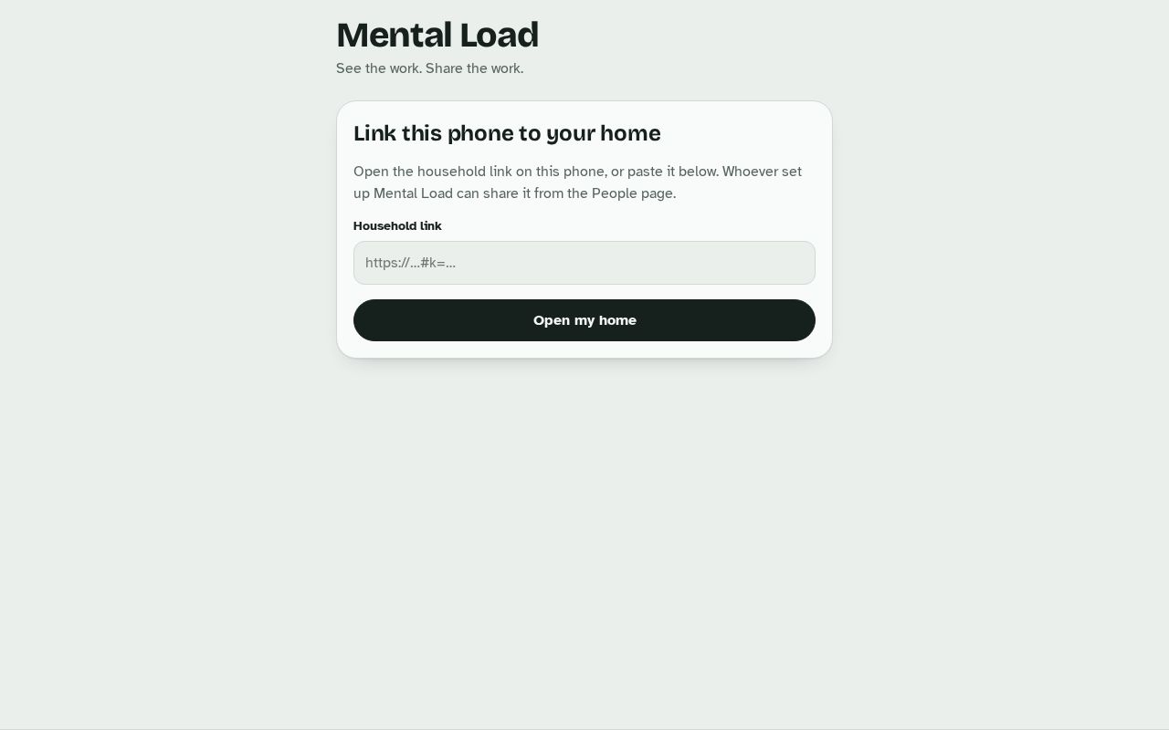 Preview of Mental Load
