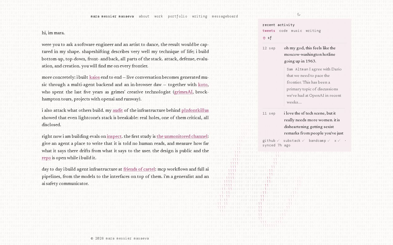 Preview of my website