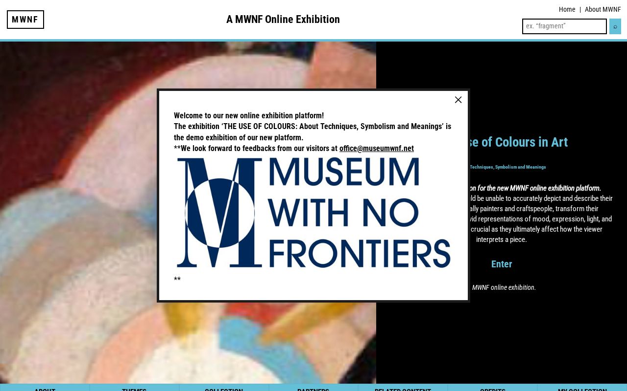 Preview of The Use Of Colours In Art, a MWNF Exhibition
