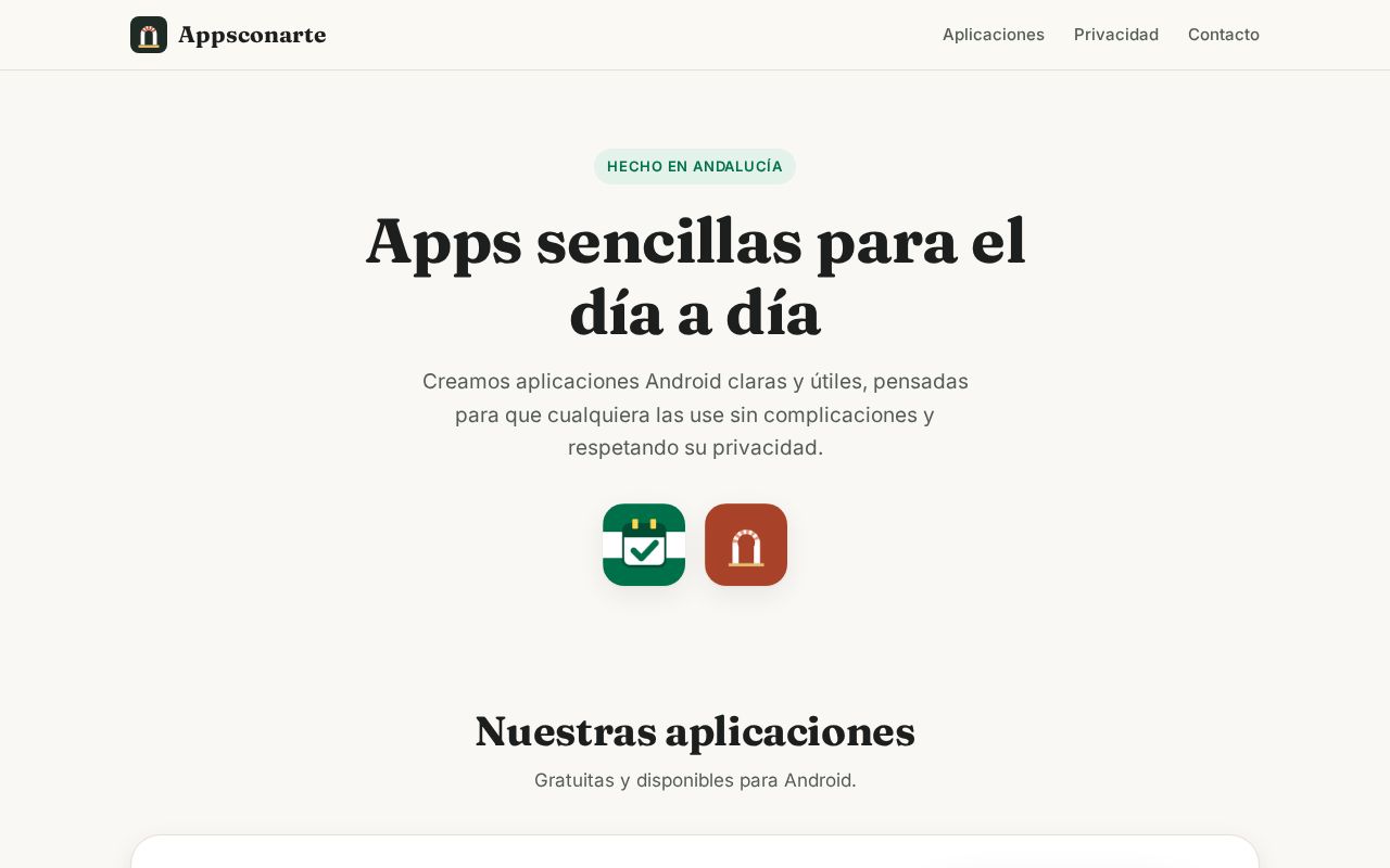 Preview of Appsconarte Github Io