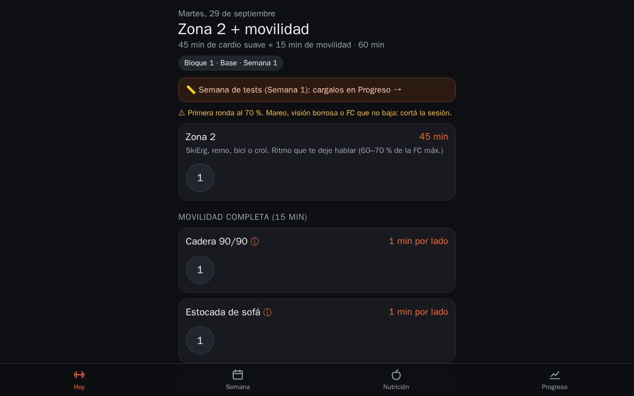 Preview of Entreno