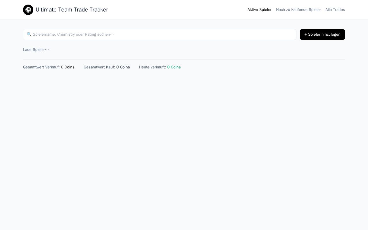 Preview of Fut Sales Tracker