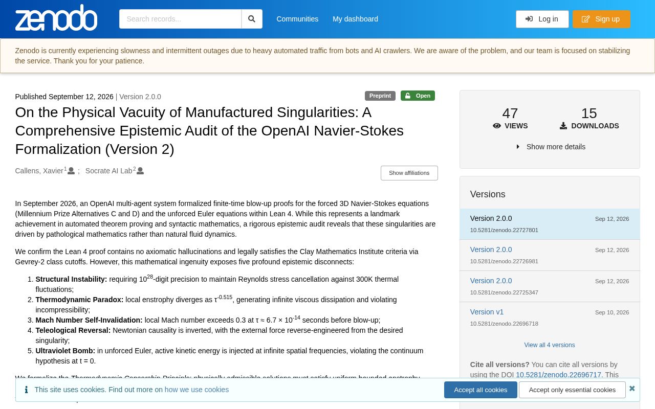 Preview of OpenAI NSE Epistemic Audit