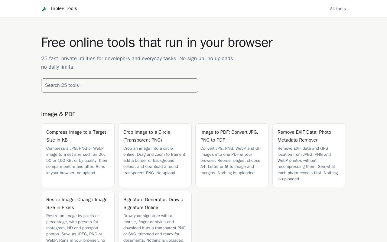 Preview of Triplepdude Github Io