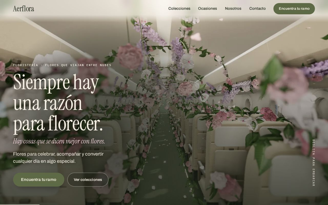 Preview of Aerflora Website