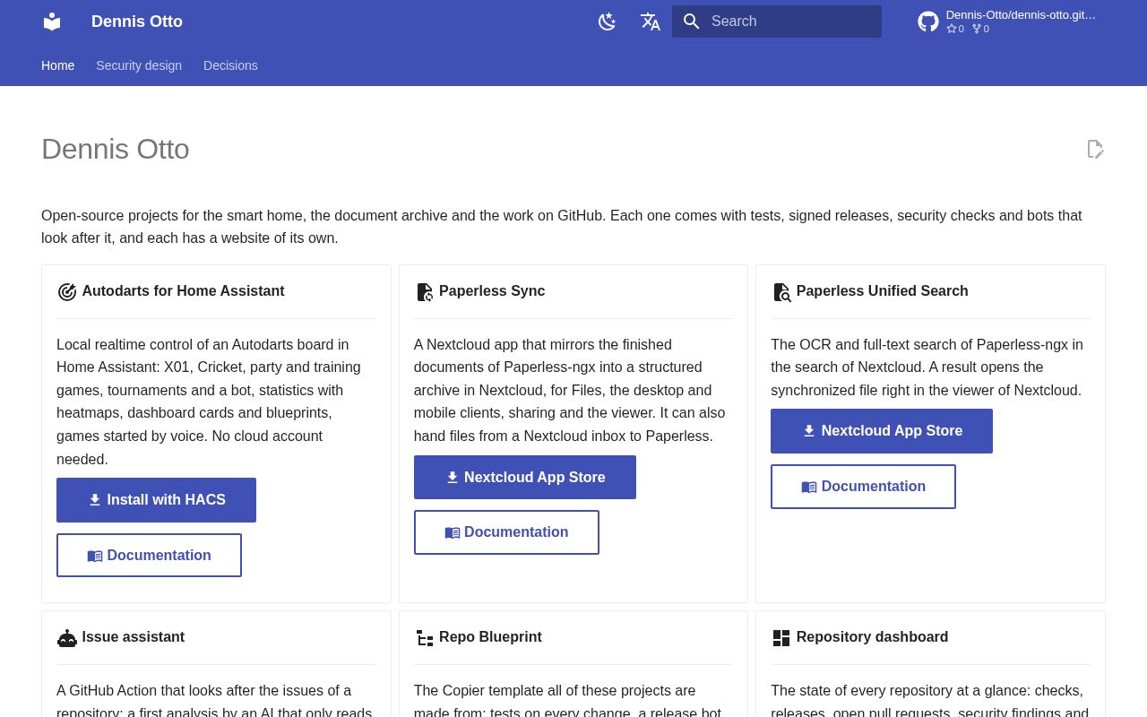 Preview of Dennis Otto Github Io