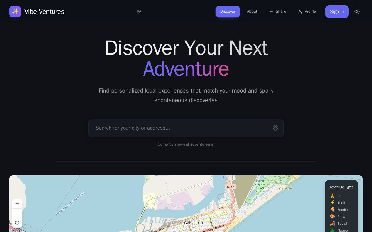 Preview of Vibe Venture