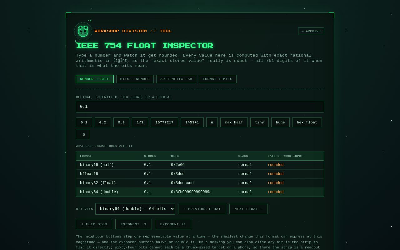 Preview of Float Inspector Slippylabs Com