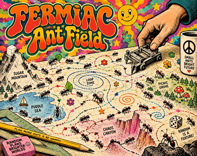 Preview of FERMIAC Ant Field