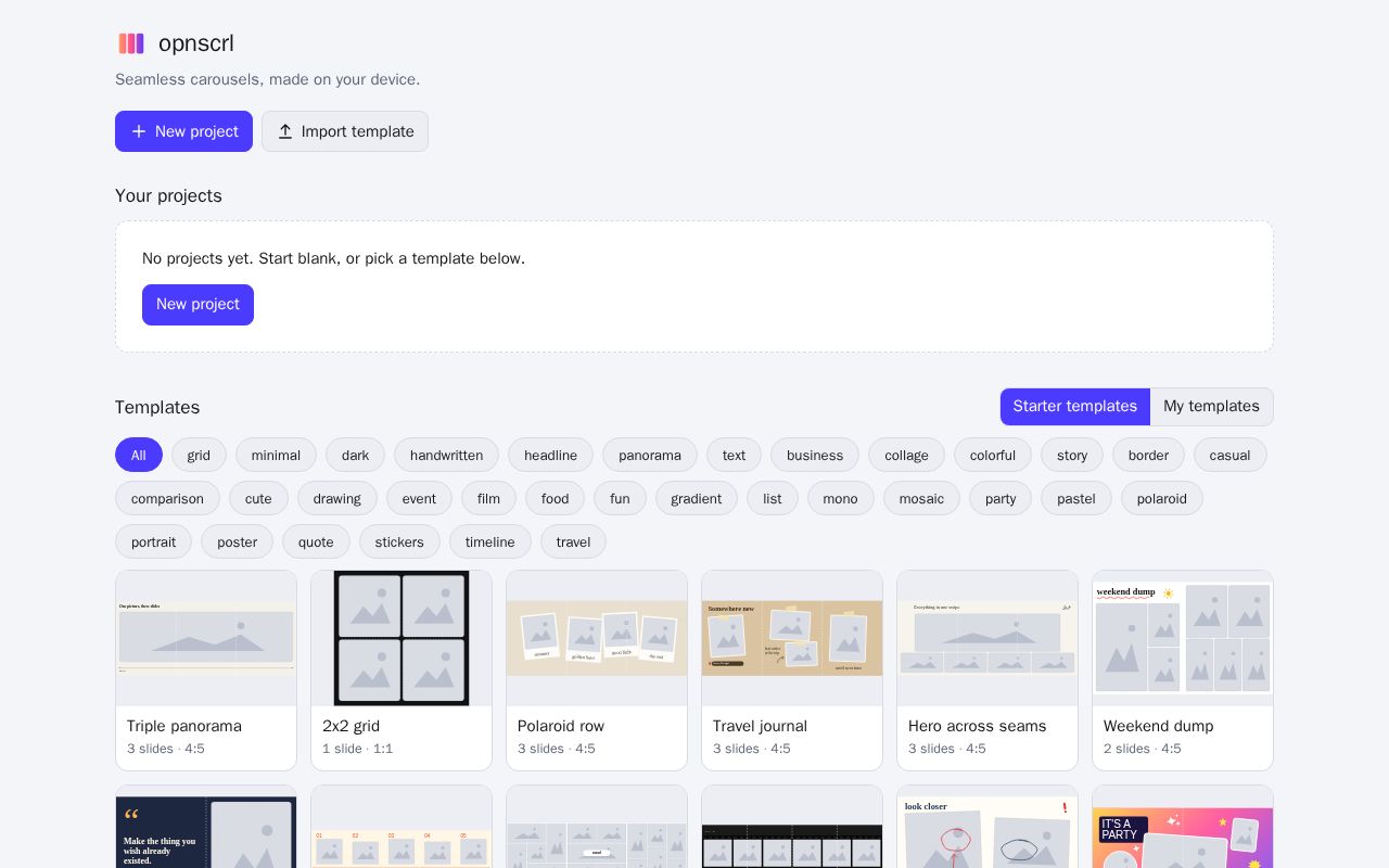 Preview of Opnscrl