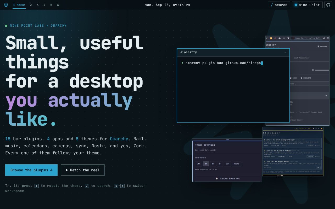 Preview of Ninepointlabs Omarchy