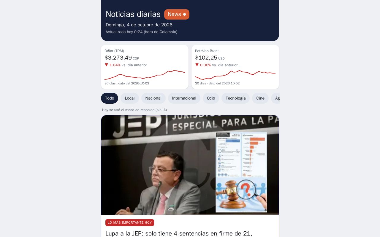 Preview of Noticias Diarias