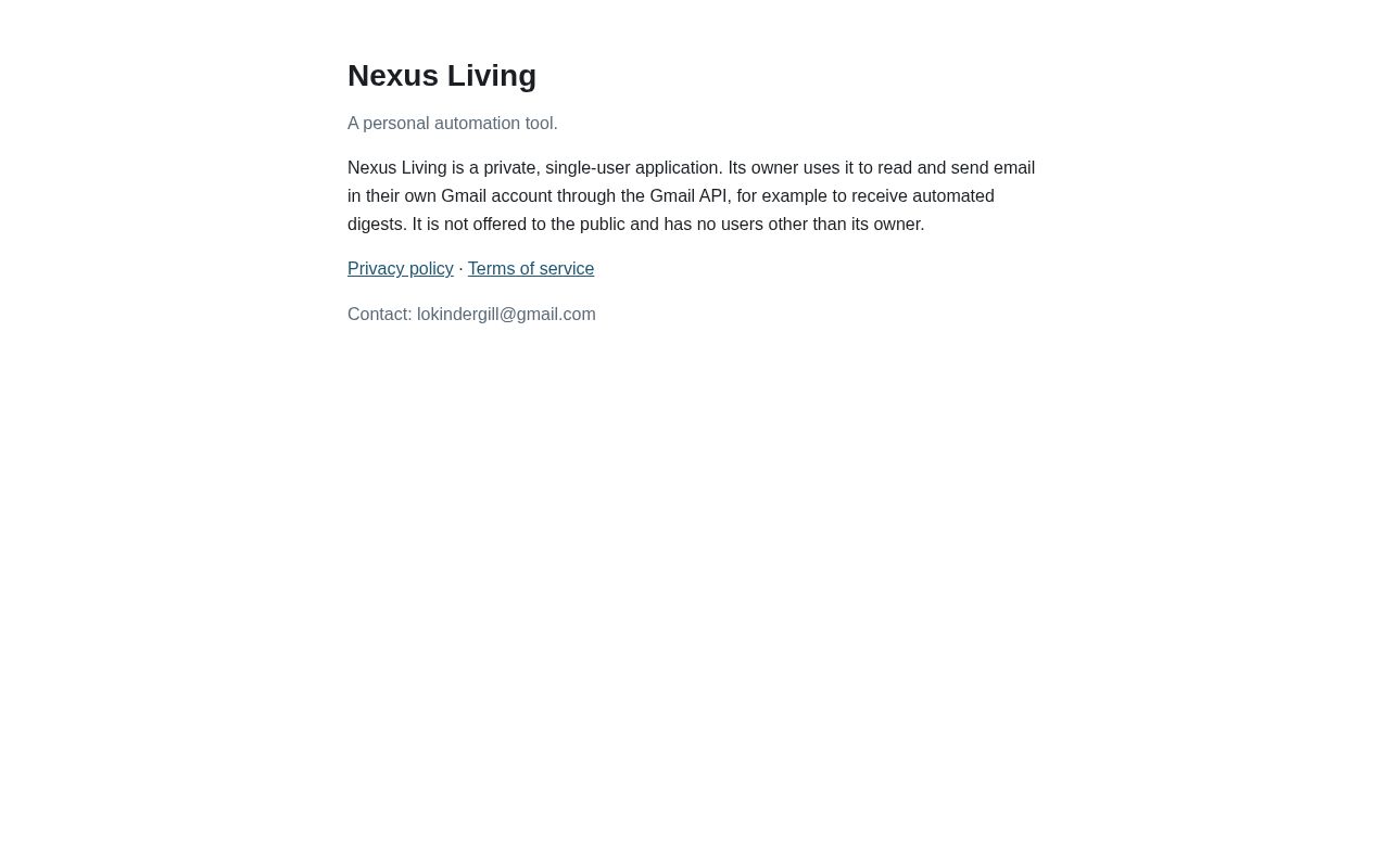 Preview of Nexus Living