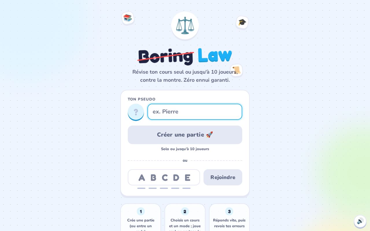 Preview of Boring Law